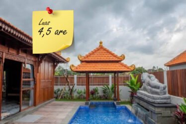 Dijual Villa Super Mewah Nuansa Tradisional Joglo di Canggu, Badung Bali – Fully Furnished, Joglo Luas & Siap Huni 4