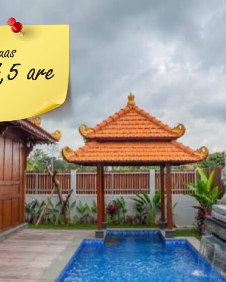 Dijual Villa Super Mewah Nuansa Tradisional Joglo di Canggu, Badung Bali – Fully Furnished, Joglo Luas & Siap Huni 4