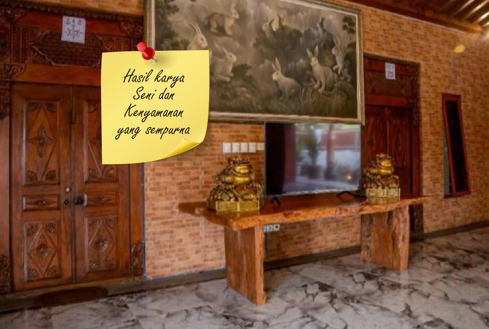 Dijual Villa Super Mewah Nuansa Tradisional Joglo di Canggu, Badung Bali – Fully Furnished, Joglo Luas & Siap Huni 4