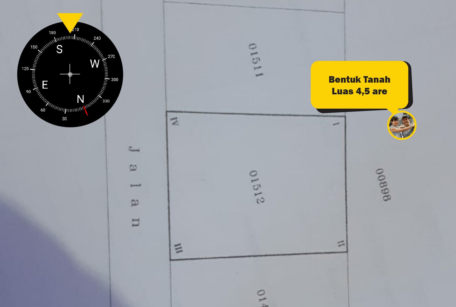 Disewakan Tanah Murah di Tabanan Bali 4,5 Are Akses 2 Mobil 4