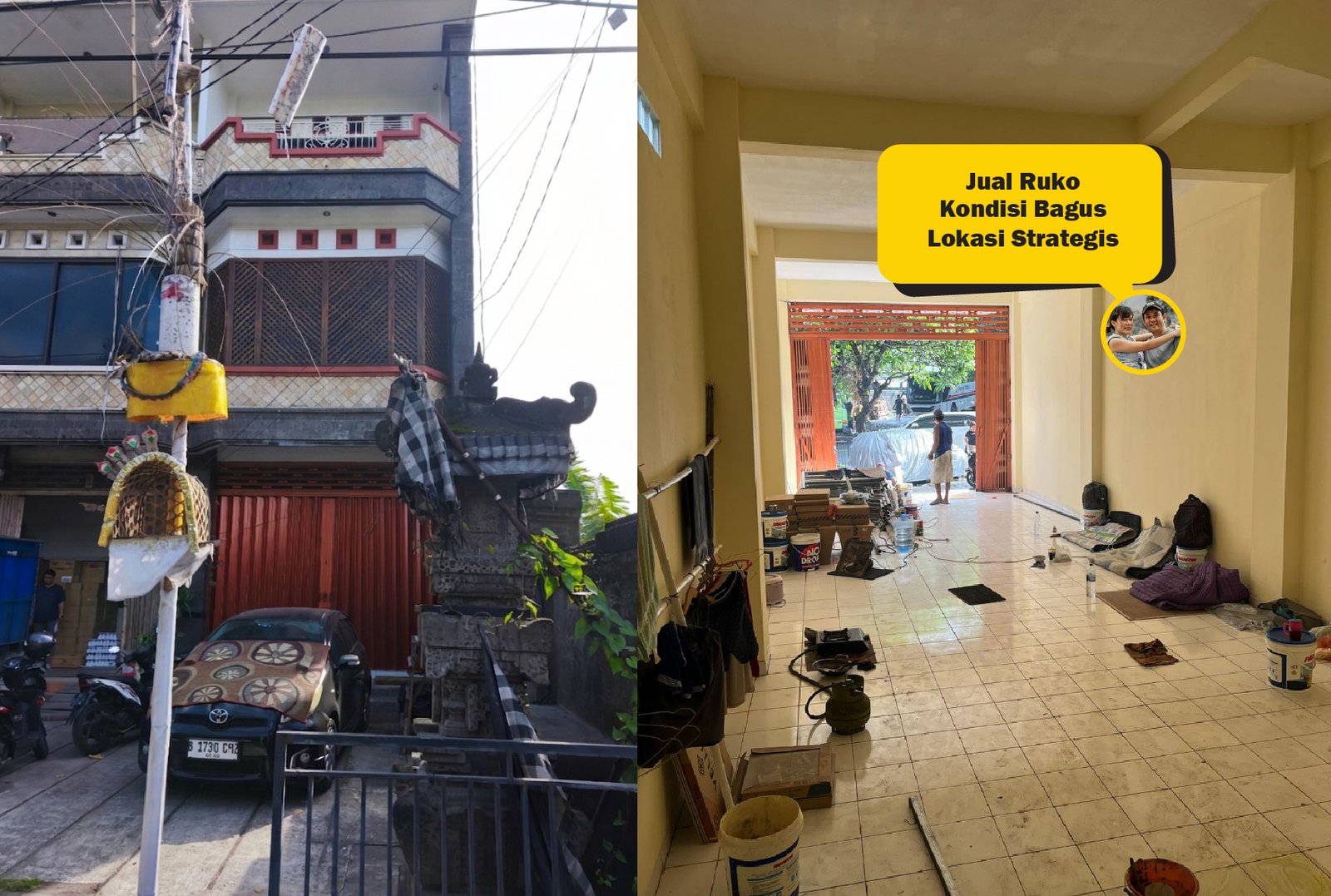 Jual Ruko 3 Lantai di Jalan Raya Utama Kargo Denpasar SHM & Strategis 2