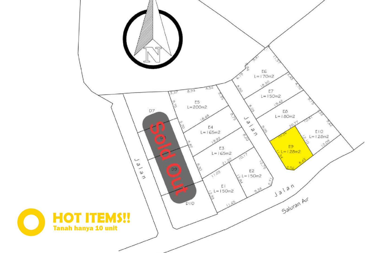 Jual Tanah Kavling Murah di Bali Tabanan Denah Lokasi 1