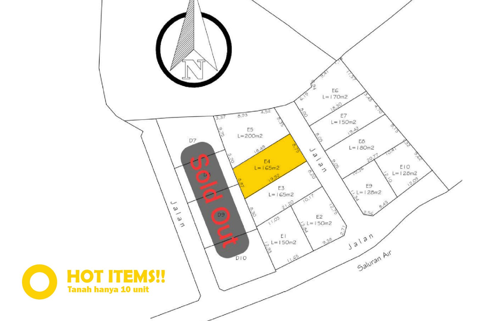 Jual Tanah Kavling Murah di Bali Tabanan - hanya 10 kavling, bebas banjir, view sawah dan pohon kelapa yang indah E4 2