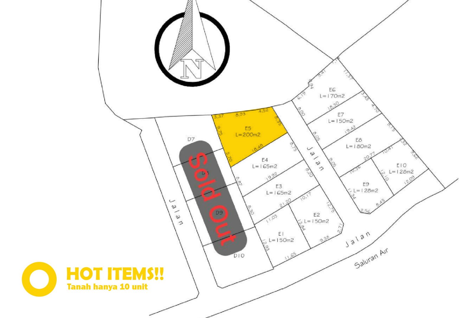 Jual Tanah Kavling Murah di Bali Tabanan - hanya 10 kavling, bebas banjir, view sawah dan pohon kelapa yang indah E5 2