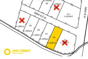 Jual Tanah Kavling Murah di Bali Untuk Rumah & Villa Zona Kuning Tabanan, Pandak Gede, Kediri Kavling A2 1