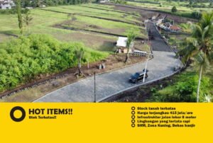 Jual Tanah Murah di Bali 450 JutaAre Zona Kuning Tabanan, Pandak Gede, Kediri Kavling A11