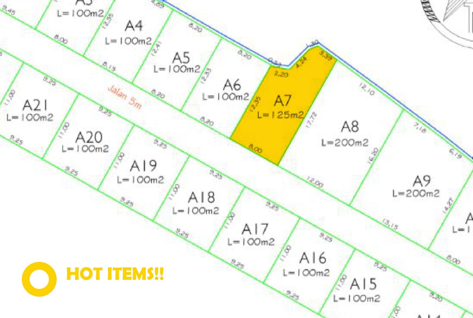Jual Tanah Murah di Bali 450 JutaAre Zona Kuning Tabanan, Pandak Gede, Kediri Kavling A7 2