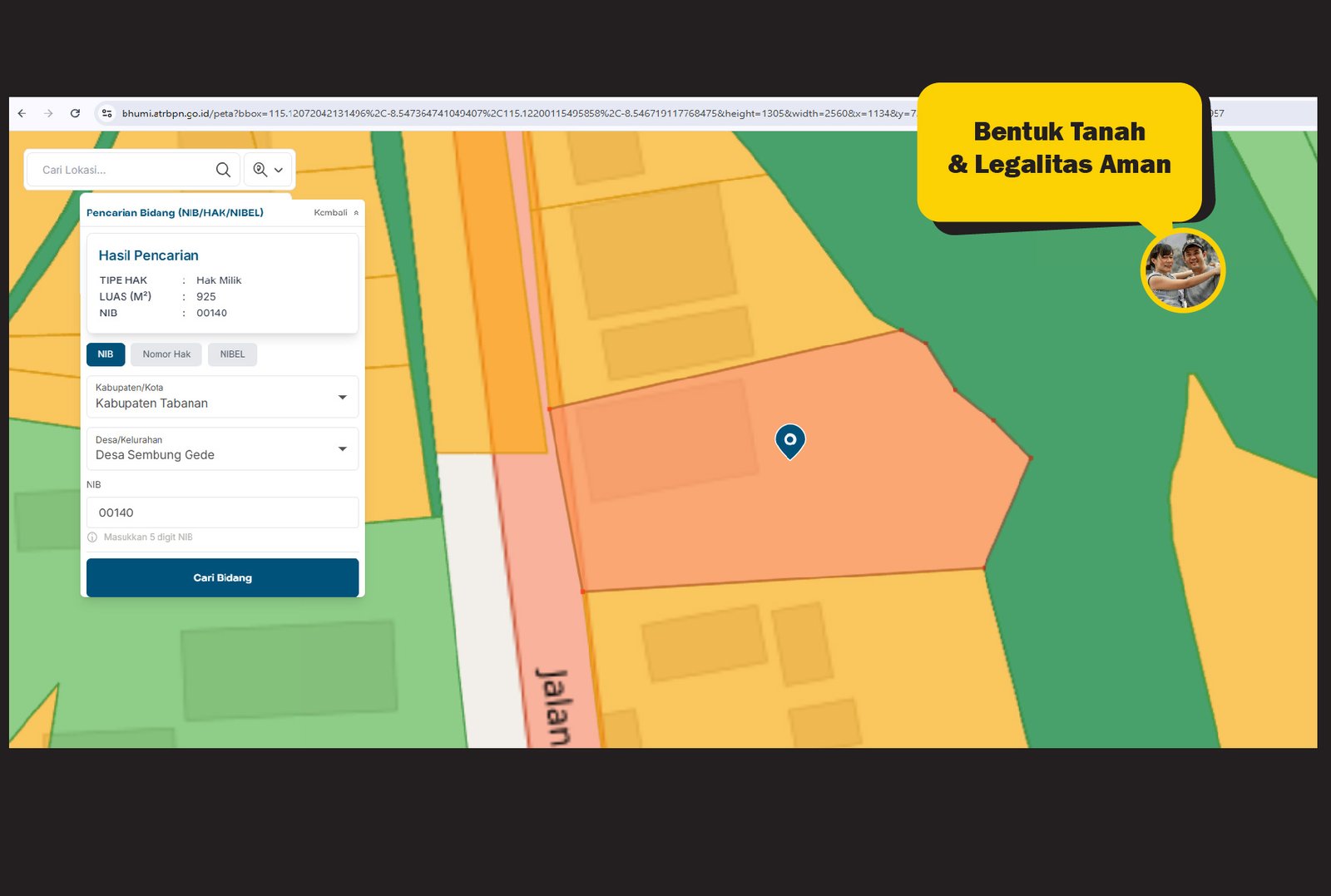 Jual Tanah Strategis di Mandung Kerambitan Tabanan 9,25 Are Lokasi Premium Dekat Indomaret 3