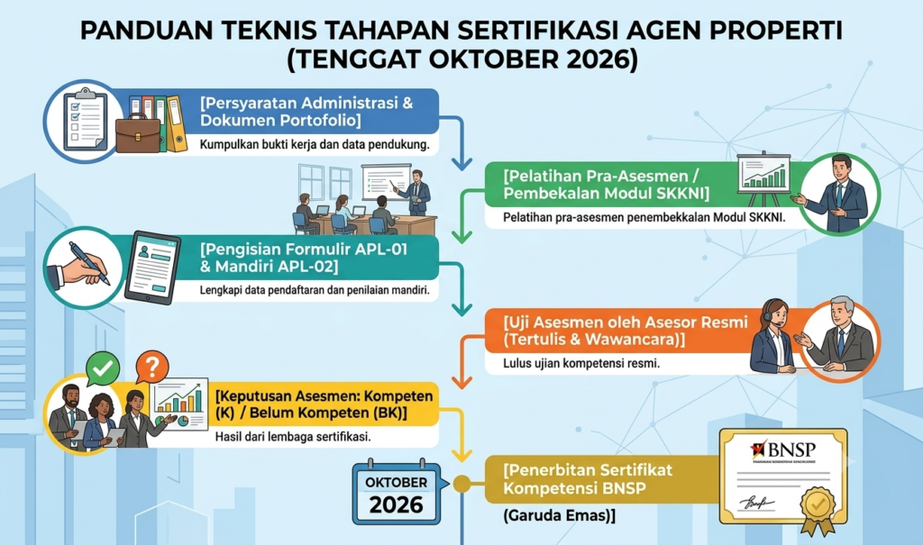 Kebijakan Sertifikasi Broker Properti 2026 Landasan Hukum, Urgensi Industri, dan Langkah Adaptasi Bagi Agen