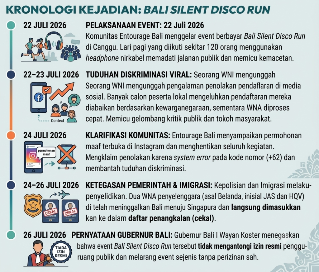 Fenomena Running Club di Bali Antara Gaya Hidup Wellness, Gentrifikasi, dan Isu Ketertiban Publik