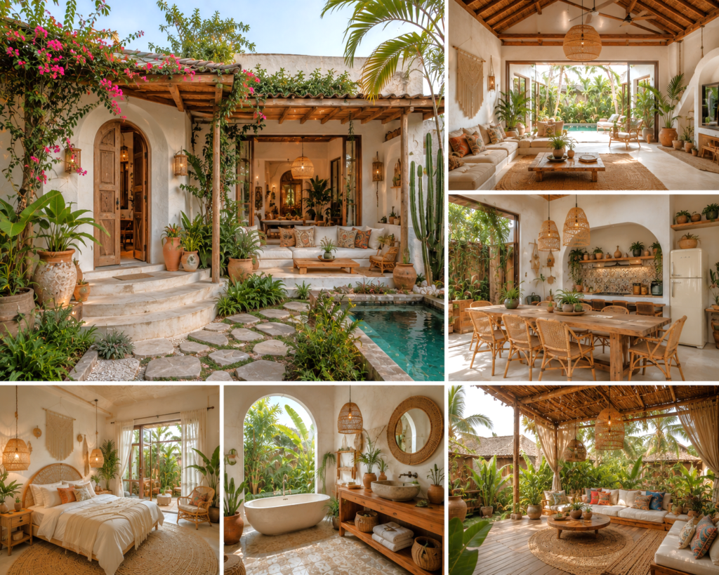 Gaya Rumah Boho-Chic Bohemian Style