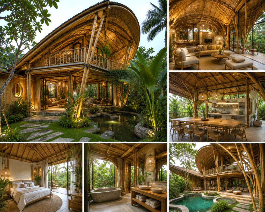 Gaya Rumah Eco-Bamboo Architecture
