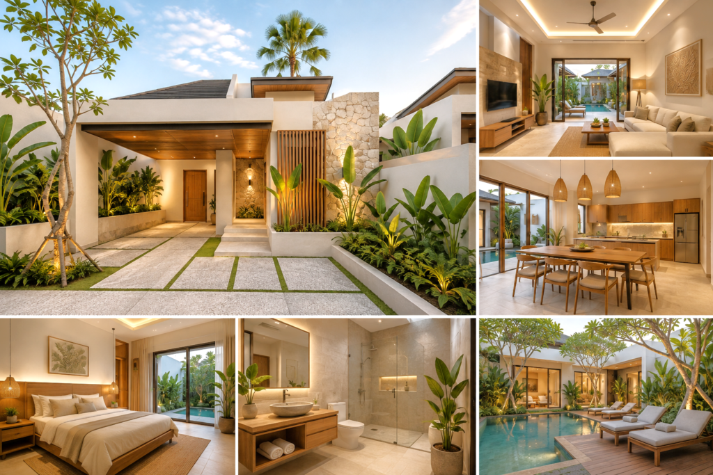Gaya Rumah Modern Tropical Style