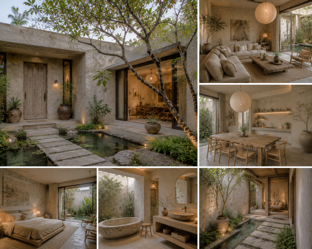 Gaya Rumah Wabi-Sabi Style