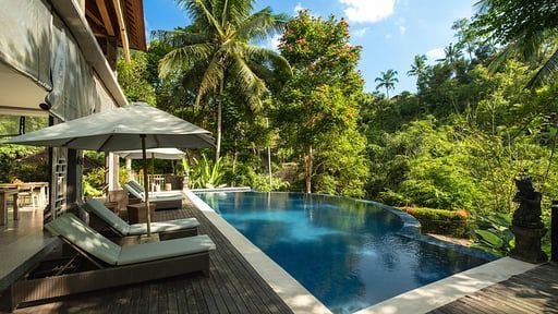 Luxury Villa Resort Ubud Dijual – 7.500 m², 11 Kamar, Jungle River & Waterfall View