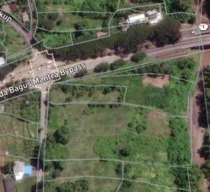 Dijual Tanah Komersial 1,11 Ha Zona Pink di Gianyar, Bali