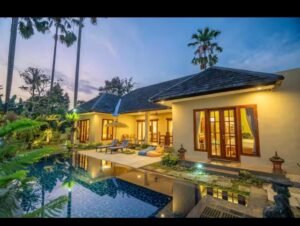 Freehold Villa for Sale in East Ubud – Rice Field View & Rental Income