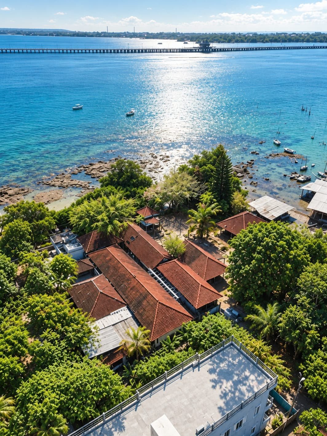 Small Beachfront Land Dijual di Benoa – Freehold 958 m²